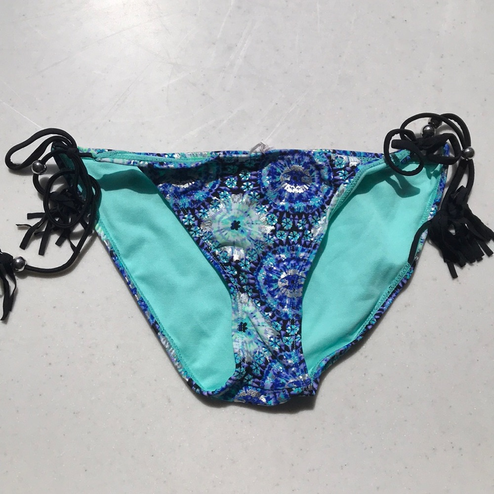 Blue/Turquoise bikini bottoms